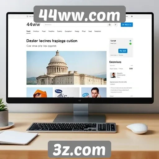 Novidades no design do site 44ww.com