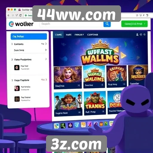 Análise da interface do usuário no 44ww.com